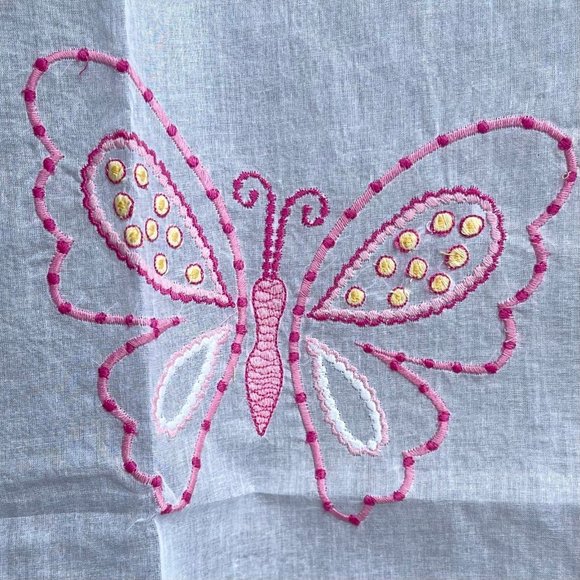 Pottery Barn Kids Flutterflies Pole Pocket Sheer - Picture 6 of 9